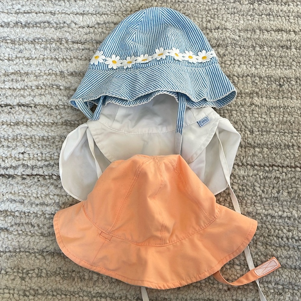 Summer Baby Sun Hat Bundle - 12-24mos